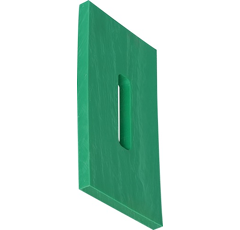 Racloir synthétique 155 x 87 mm pour rouleau packer KVERNELAND adaptable