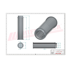 Filtre hydraulique adaptable HIFI FILTER SH77308