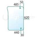 Pare-brise inférieur G. machine agricole JOHN DEERE L213349 adaptable