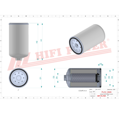 Filtre hydraulique adaptable HIFI FILTER SH66093