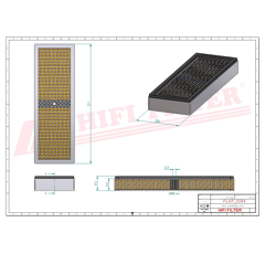 Filtre habitacle adaptable HIFI FILTER SC70038CAG