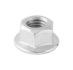 Sechskantmutter mit Flansch, mit Klemmteil, Ganzmetallmutter