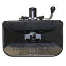 Flanschzugmaul automatisch,Flanschmaß 140x80 mm, Ø 38 mm Schwarz      