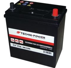 Batterie tracteur 12v 35Ah 300A + à droite | TECHNI-POWER