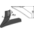 Cuchilla Lelievre izquierda 120 mm para escardador SCHMOTZER 200300120 adaptable - BlackSteel©