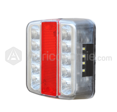 Feux LED carré 95 x 105 mm adaptable