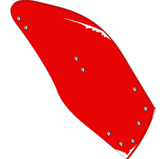 Streichblech-Hinterteil - rechts KK073286M Kverneland by Muzzi Industrie