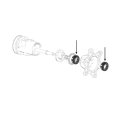 Kugellager für Traktor LANDINI - MASSEY FERGUSON AL81844 Nachbau