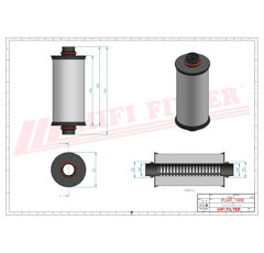 Filtre d'aération adaptable HIFI FILTER SAO6218