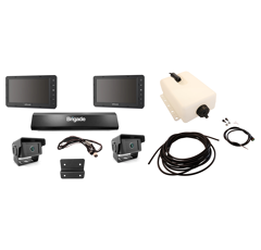 Brigade - KI Querverkehrsbeobachtungsset - 2 x Monitor und Kamera