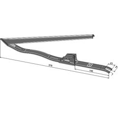 Releveur d'épis AS127 pour MASSEY FERGUSON S77816 adaptable - BlackSteel©