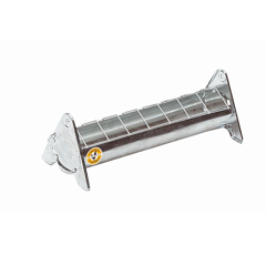 Mangeoire pour poussins en acier galvanisé à grille mobile - CHICK'A