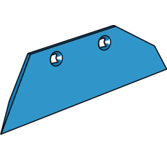 Düngereinlegerschar - links SDG1416LM Rabe by Muzzi Industrie