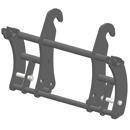 Interface d'accroche pour chargeur télescopique JCB adaptable