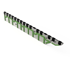 Contre-sep Droit avec plaquettes carbure équerres et rechargement KUHN HUARD 279148 adaptable