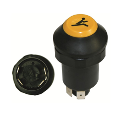 Bouton poussoir 12 V pour machine agricole STEYR 133700580010 adaptable