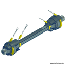 Gelenkwelle BW27151GGC10C10- 24,0 x 61,0, 22,0 x 80,0 Benzi