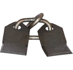 Paire de fléaux pour broyeur LIPCO 601256 adaptable - Blacksteel©