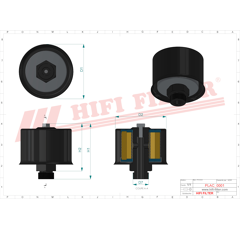 Filtre aeration complet adaptable HIFI FILTER FS729