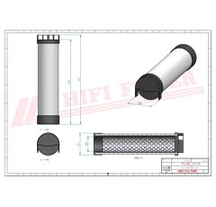 Filtre à air adaptable HIFI FILTER SA17119