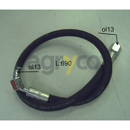 Tuyau hydraulique avec raccords pour téléscopique MANITOU 247836 adaptable