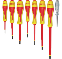 Jeu de 8 tournevis ULTIMATE isolés 1000V | KS TOOLS