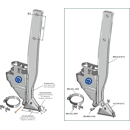 Hartmetall-Schar re 152 mm für Sämaschine BOURGAULT – Nachbau
