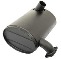 Auspuffdämpfer 430 mm f. Traktor FORD 73401965 - 82014930 - 82014931 - Nachbau