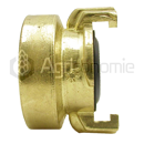 Raccord rapide baïonnette filetage femelle 1"pouces