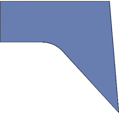 Windschutzscheibe unten rechts für Landmaschine FORD 83944253 - Nachbau