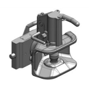 Zugmaul automatisch,W= 245 S30, Ø 38 mm Bolzen, CH-I, Schwarz, Scharmüller