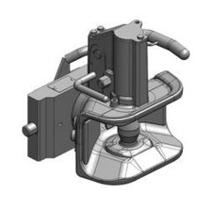 Zugmaul automatisch,W= 245 S30, Ø 38 mm Bolzen, CH-I, Schwarz, Scharmüller