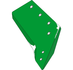 Wechselspitzenschar - 14" - rechts KK073002M Kverneland by Muzzi Industrie