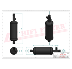 Deshydrateur Climatisation adaptable HIFI FILTER DYH60011