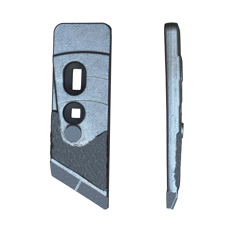 Pointe biais Droite avec plaquettes carbure et rechargement BONNEL 13200078 adaptable - BlackSteel©