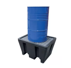 Bac de rétention rectangle 225L caillebotis acier galvanise | GENERIQUE