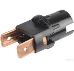 Lampenfassung, 2 polig, KunststoffFlachsteckanschlüsse, für Lampenart WY5W-W5WDurchmesser 12mm, Sockelausführung W2,1x9.5d Herth + Buss 85785051