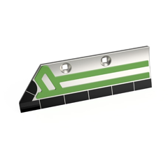 Soc de rasette Gauche carbure et rechargement pour charrue GRÉGOIRE BESSON 19125 adaptable