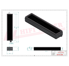 Filtre habitacle adaptable HIFI FILTER SC70161CAG