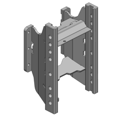 Lagerbock HVLB,W= 330 S32, Case Farmall A, Farmall C EP, Dunkelgrau    