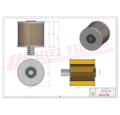 Filtre hydraulique de direction adaptable HIFI FILTER SH59039