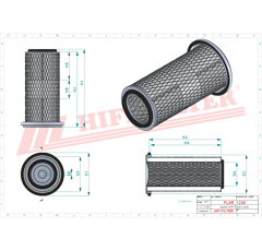 Filtre à air primaire adaptable HIFI FILTER SA17679