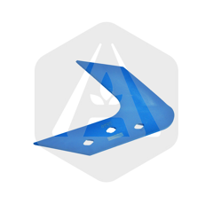 Aileron coutres charrue OVERUM 94623 gauche adaptable