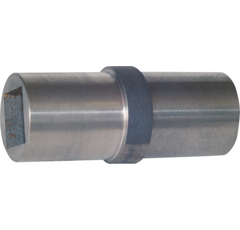 Palier d´arbre carré 30 x 30 mm Ø 50 mm - 128 mm adaptable