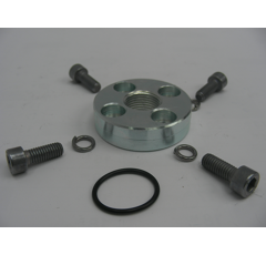 Gerader-Schraubflansch    IG 3/8"Lochkreis 30 mm, max. Betriebsdruck 250 barO-Ring 18,77x1.78  GF30IG38