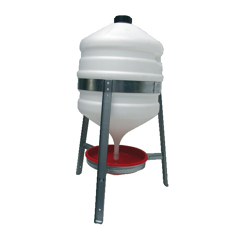 Abreuvoir sur pied en plastique pour volailles 24 L CHICK'A