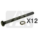 Kit boulons M8 x 1,25 x 95 adaptable
