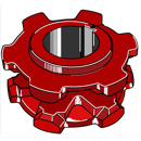 Taschenrad Ø125 mm Krone Nachbau 694462