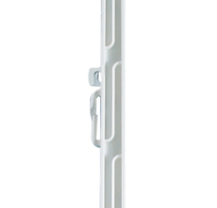 Kunststoffpfahl weiß 105 cm, 10er Bund