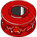 Umlenkrolle für Düngerstreuer KRONE 2005771 Nachbau